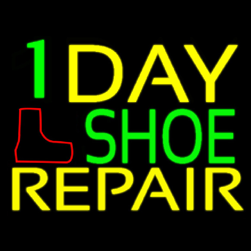 1 Day Repair Neontábla