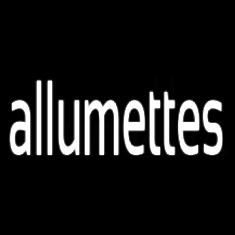 Allumettes Neontábla