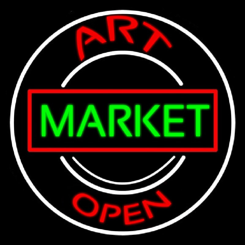 Art Market Open 1 Neontábla