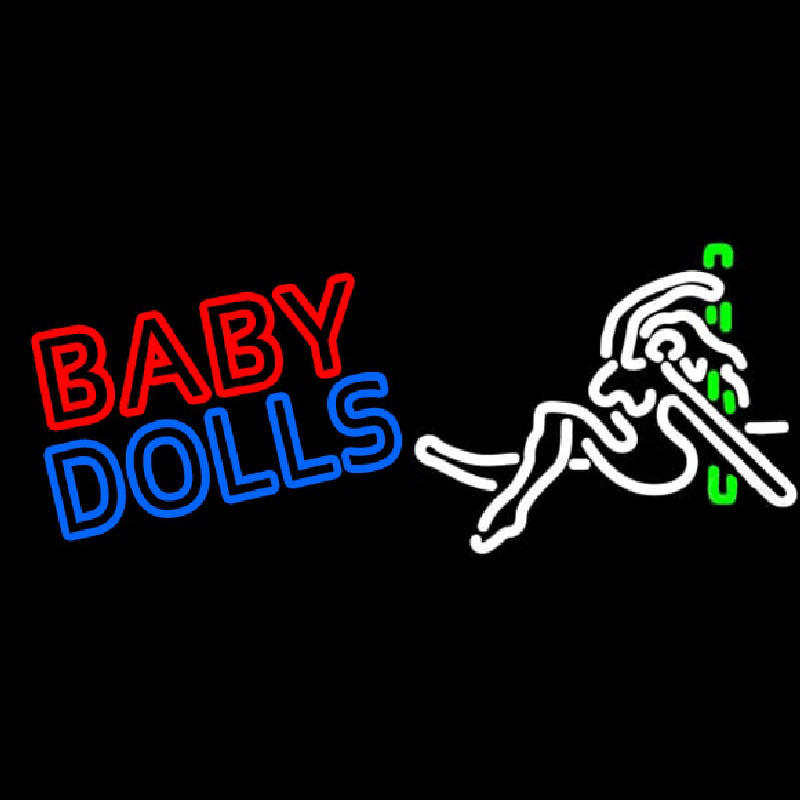 Baby Dolls Girls Strip Club Neontábla