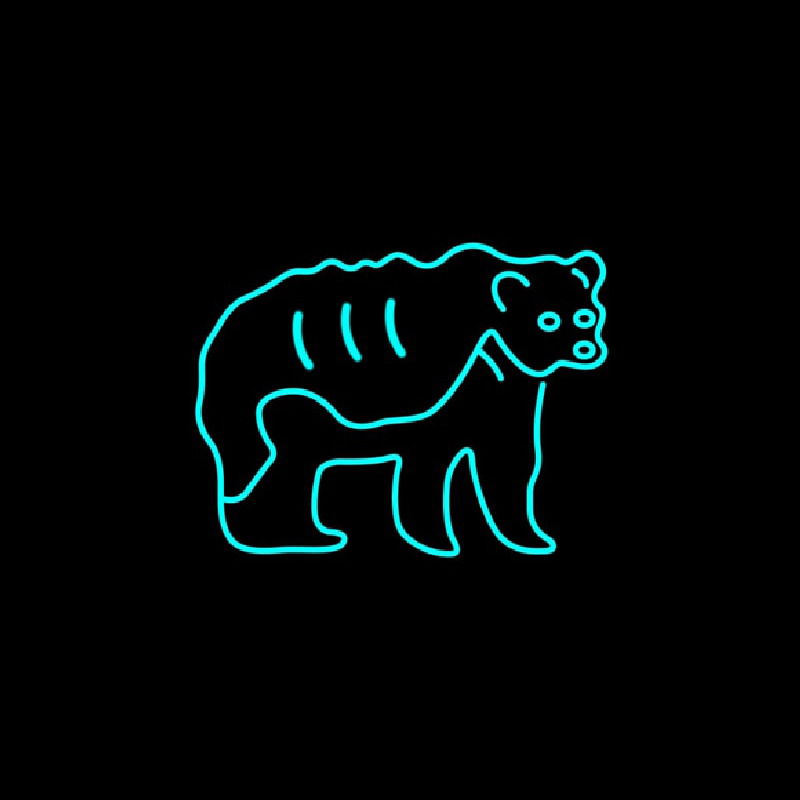 Bear New Animals Neontábla