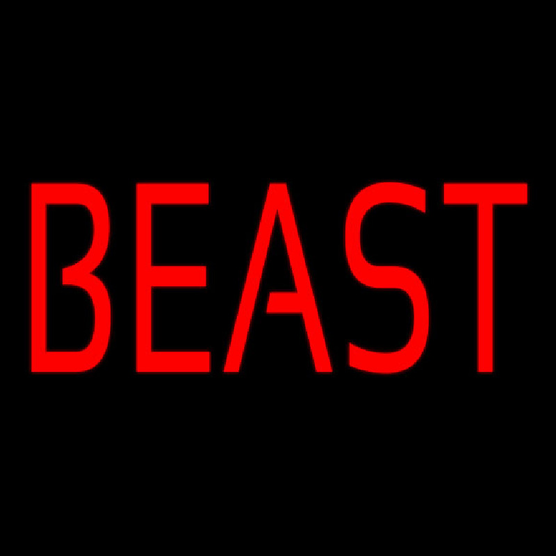 Beast Neontábla