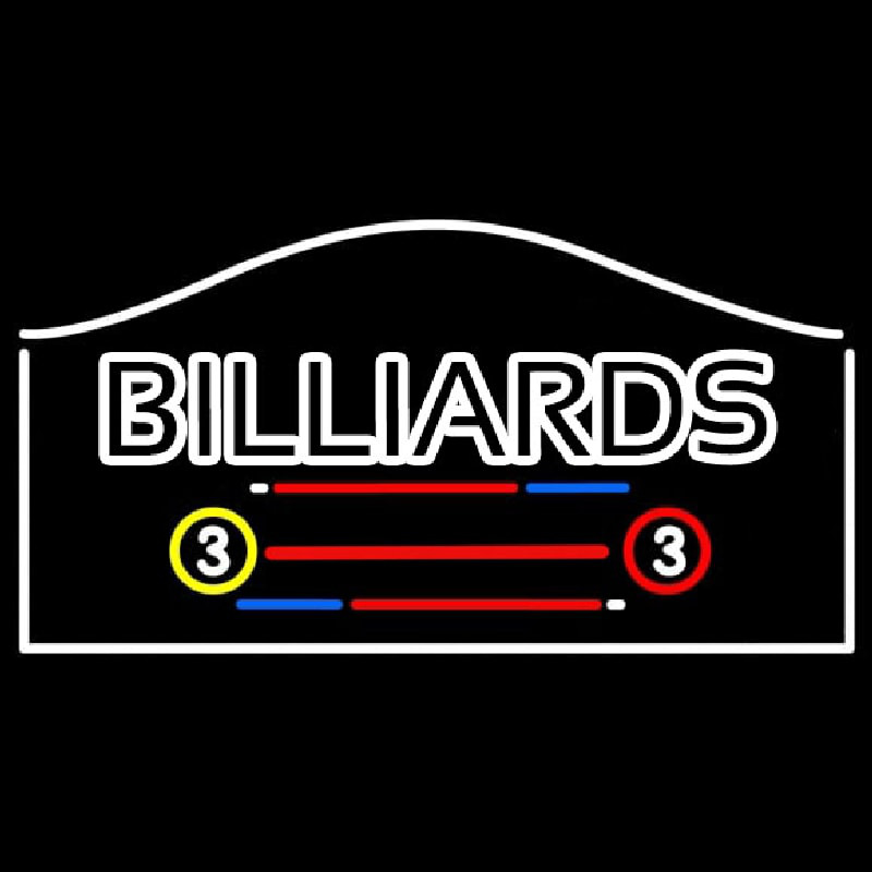 Billiards Neontábla