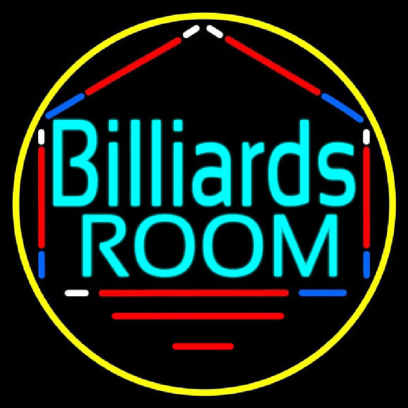 Billiards Room 3 Neontábla