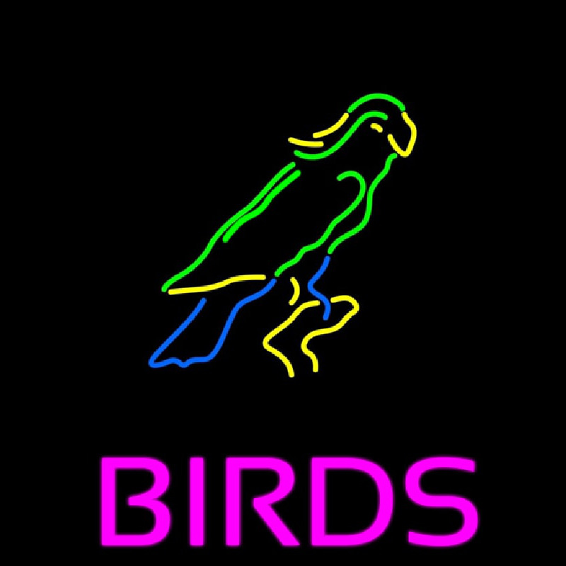 Birds Logo Neontábla