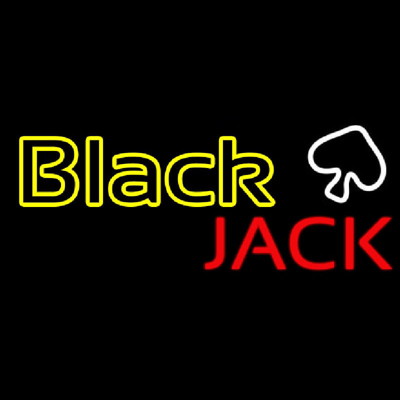 Blackjack Poker Neon Neontábla