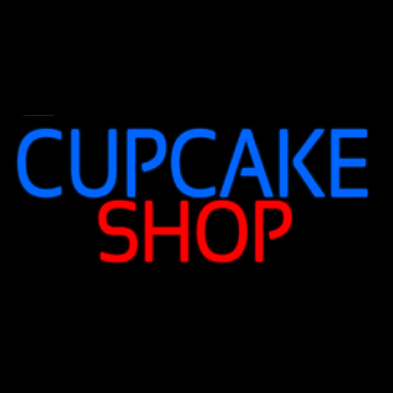 Block Cupcake Shop Neontábla