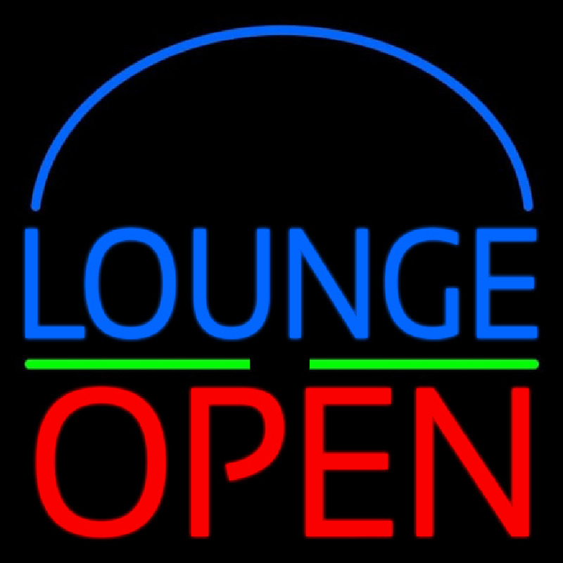 Block Lounge Open 1 Neontábla