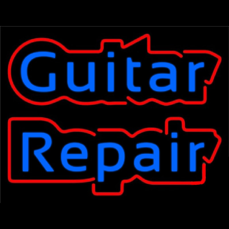 Blue Guitar Repair 2 Neontábla