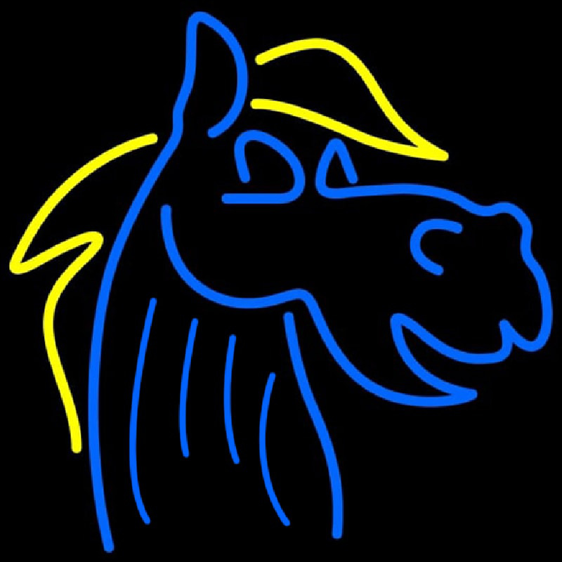 Blue Horse Logo Neontábla