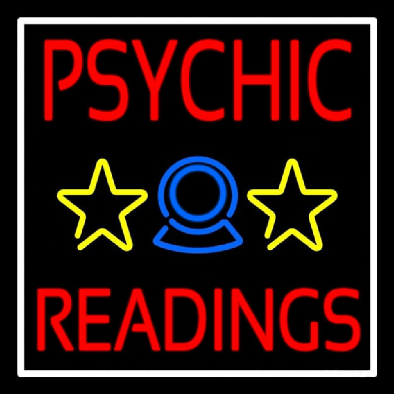 Blue Psychic Readings Neontábla