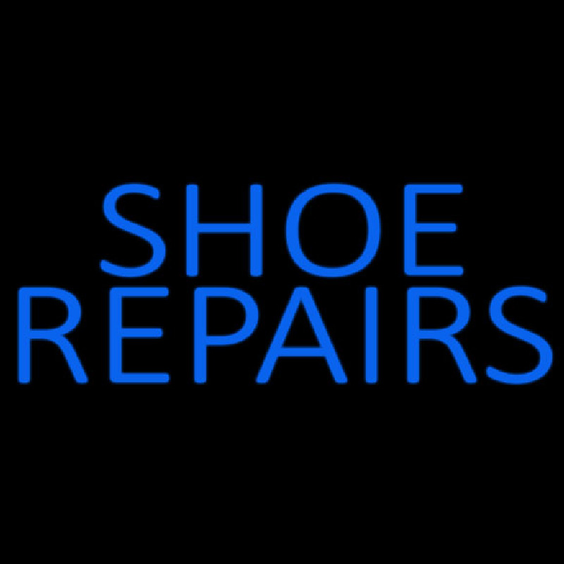 Blue Shoe Repairs Neontábla