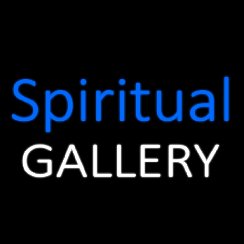 Blue Spritual Gallery Neontábla