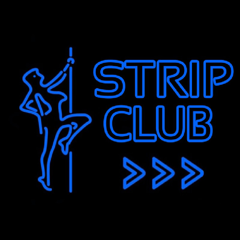 Blue Strip Club Neontábla