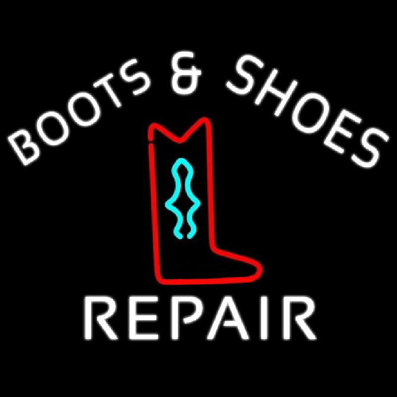 Boots And Shoes Repair Neontábla