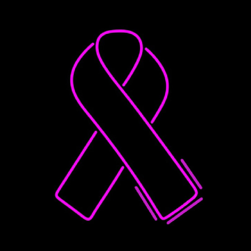 Breast Cancer Ribbon Neontábla