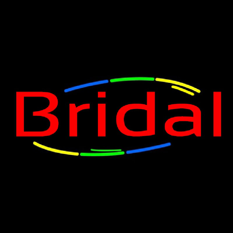 Bridal Multi Colored Deco Style Neontábla