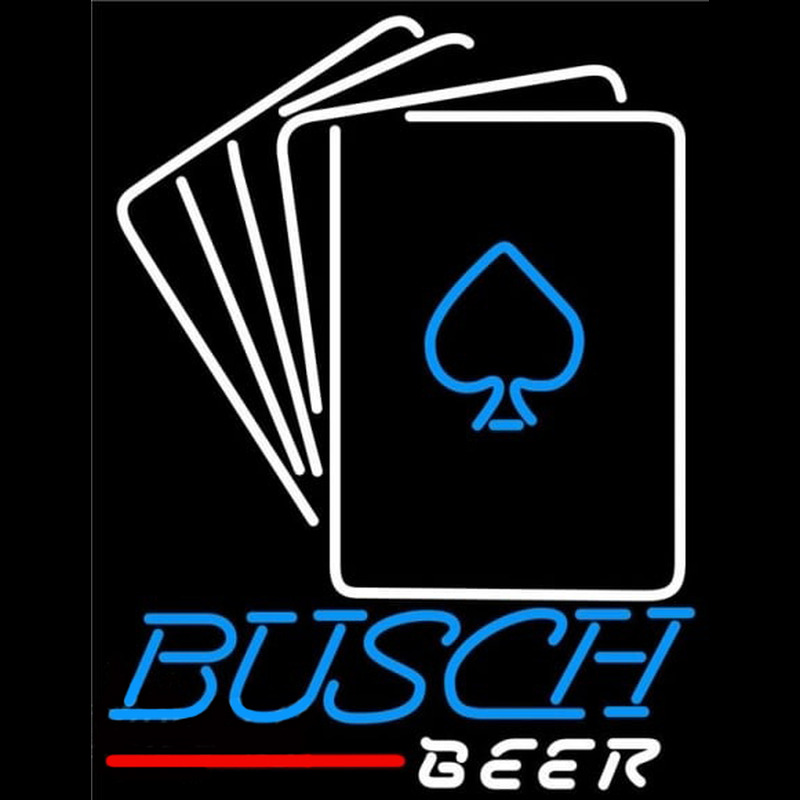 Busch Cards Beer Sign Neontábla