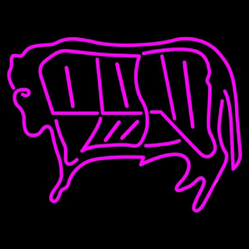 Butcher Logo Neontábla