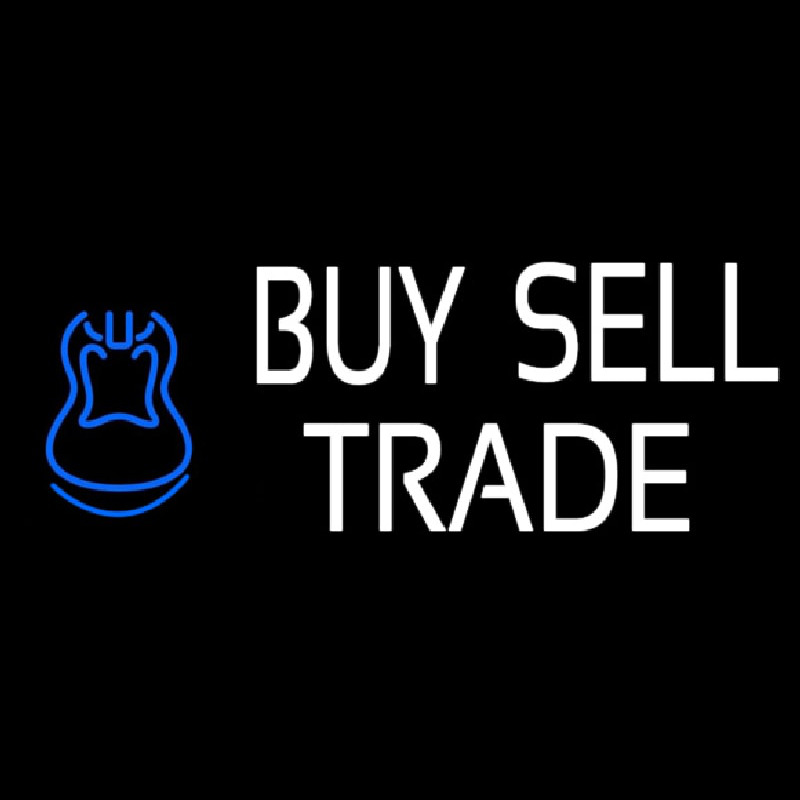 Buy Sell Trade Guitar 1 Neontábla