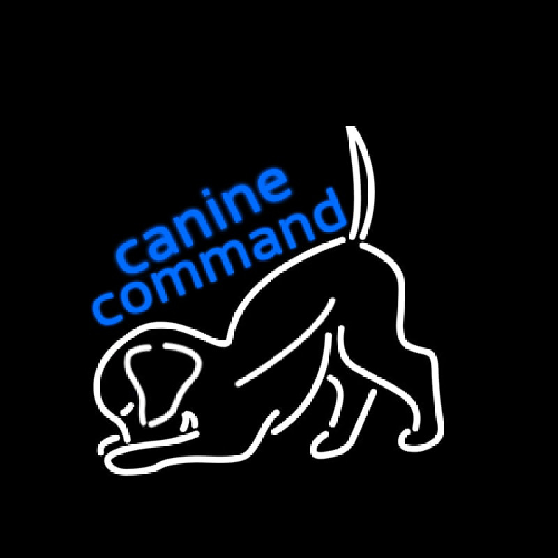 Canine Command Neontábla