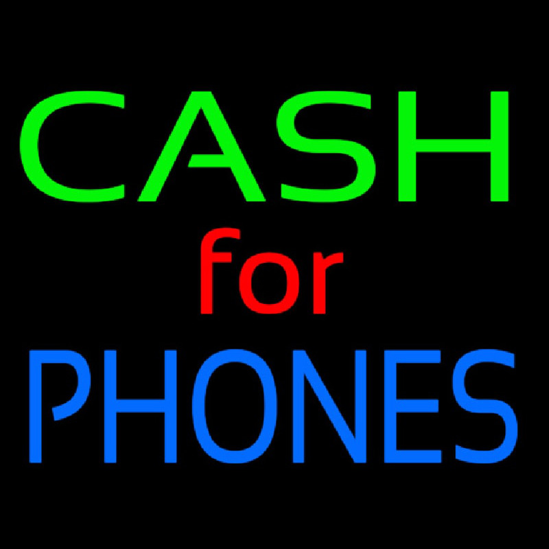 Cash For Phones Neontábla