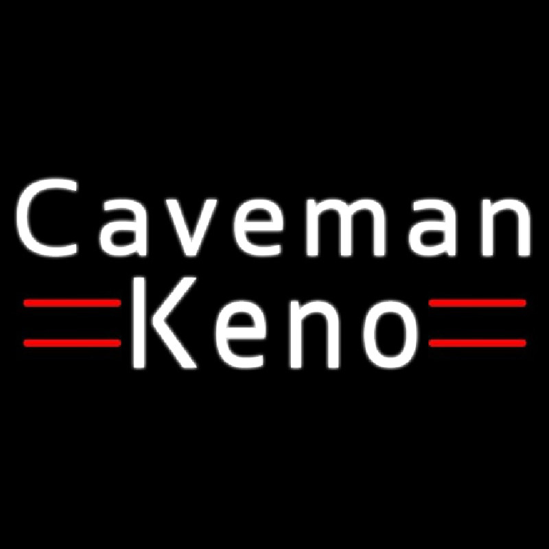 Caveman Keno 1 Neontábla