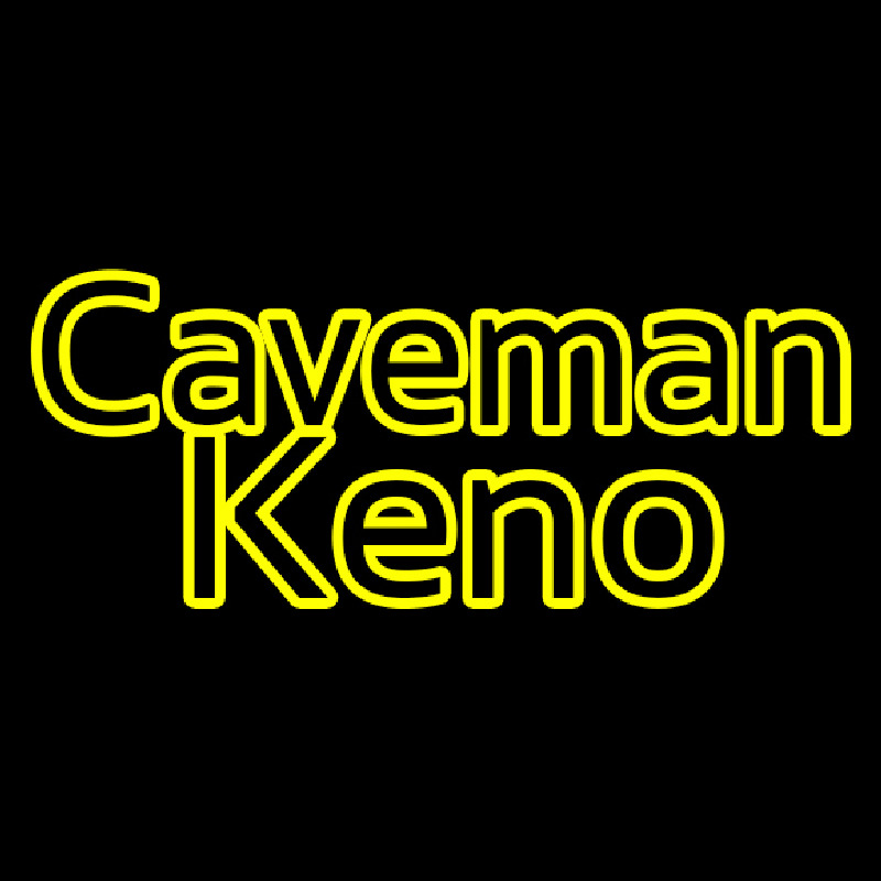 Caveman Keno Neontábla