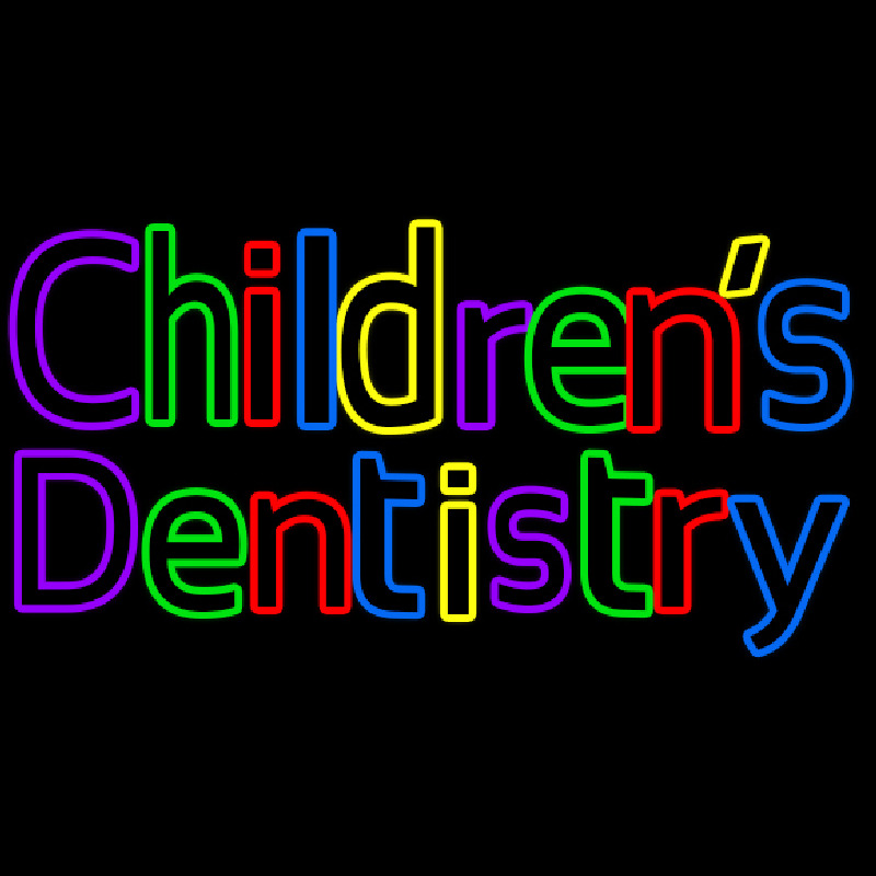 Childrens Dentistry Neontábla