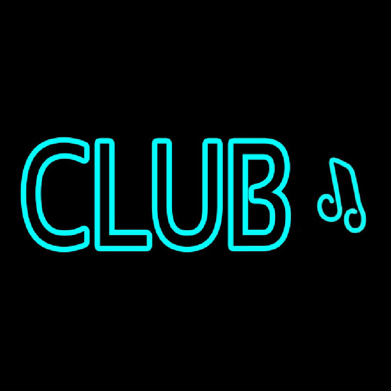 Club Music Neontábla