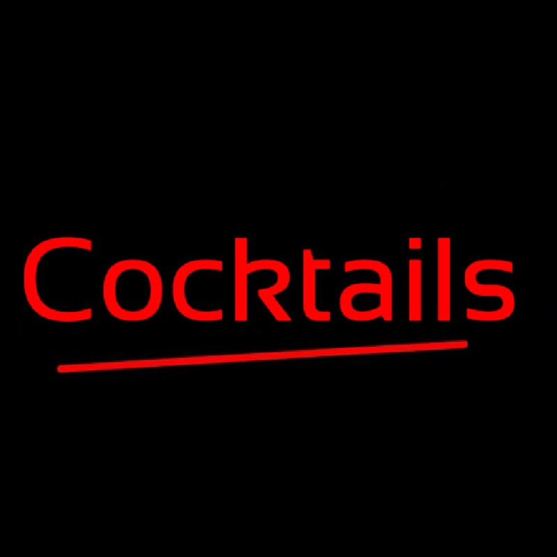 Cocktails Neontábla