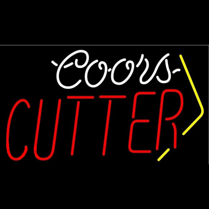 Coors Cutter Beer Sign Neontábla