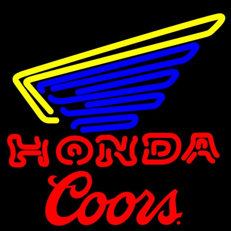 Coors Honda Motorcycle Gold Wing Neontábla