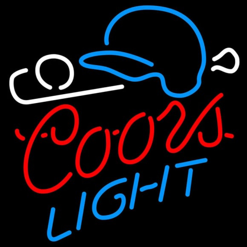 Coors Light Baseball Neontábla