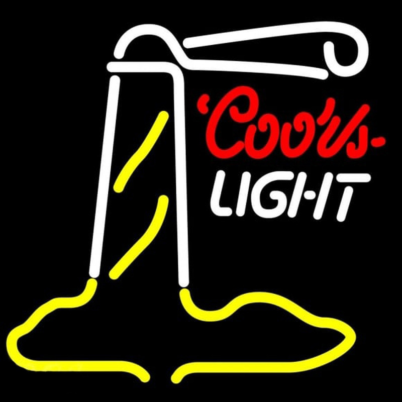 Coors Light Lighthouse Beer Sign Neontábla