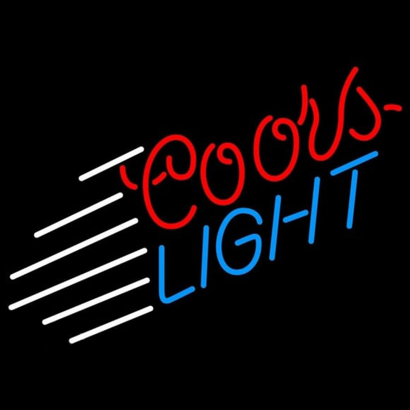 Coors Light Lines Beer Sign Neontábla