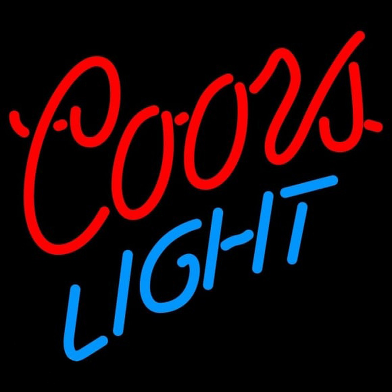 Coors Light Logo Beer Sign Neontábla