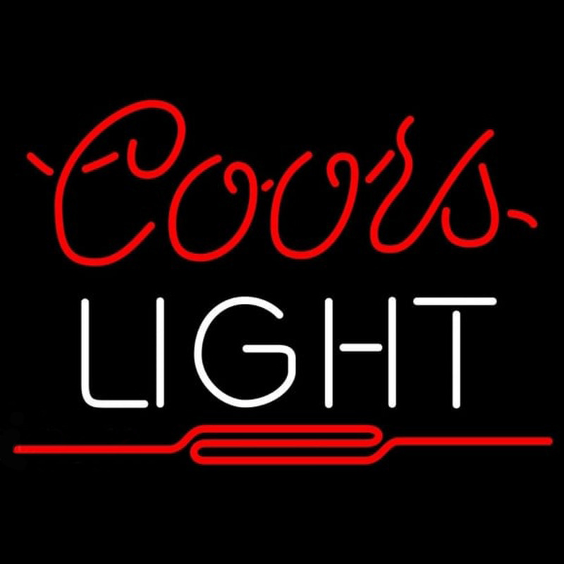 Coors Light Red Beer Sign Neontábla