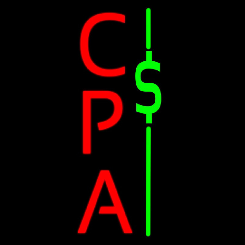 Cpa Dollar Symbol Neontábla