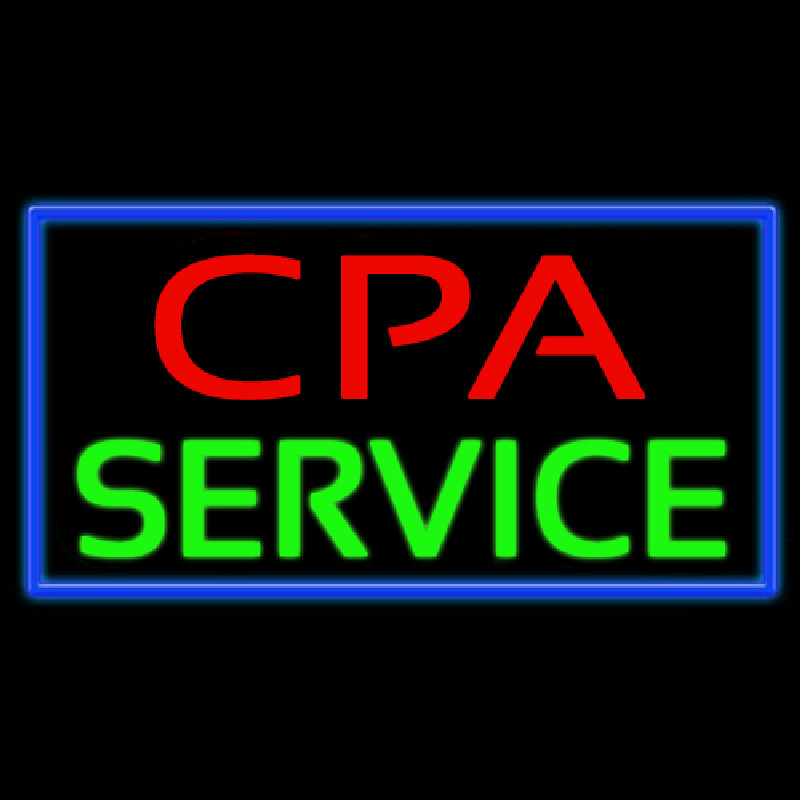 Cpa Service Neontábla