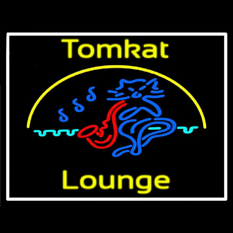 Custom Tomkat Lounge Sa ophone Logo Neontábla