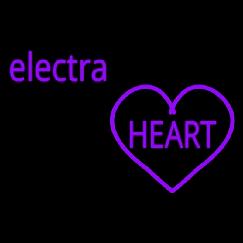 Cute Electra Heart Girls Neontábla