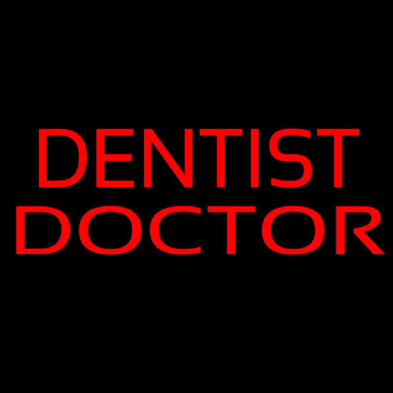 Dentist Doctor Neontábla