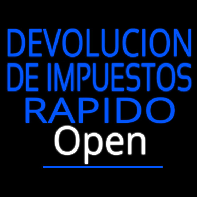 Devolucion De Impuestos Rapido Open Neontábla