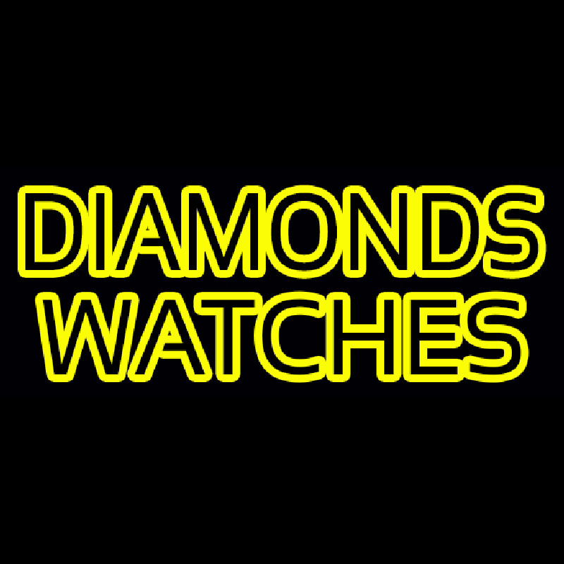 Diamonds Watches Neontábla