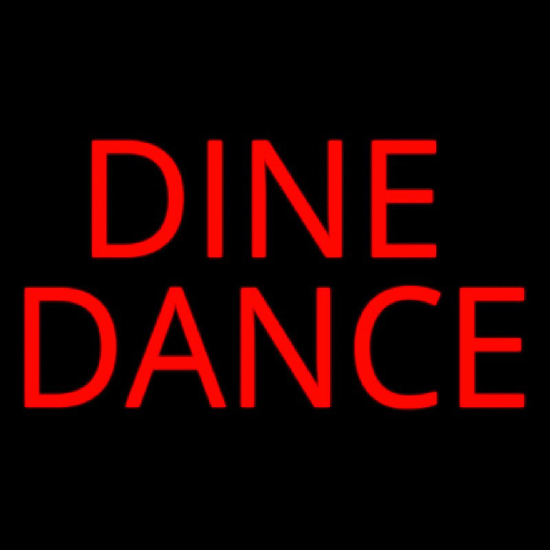 Dine Dance Neontábla