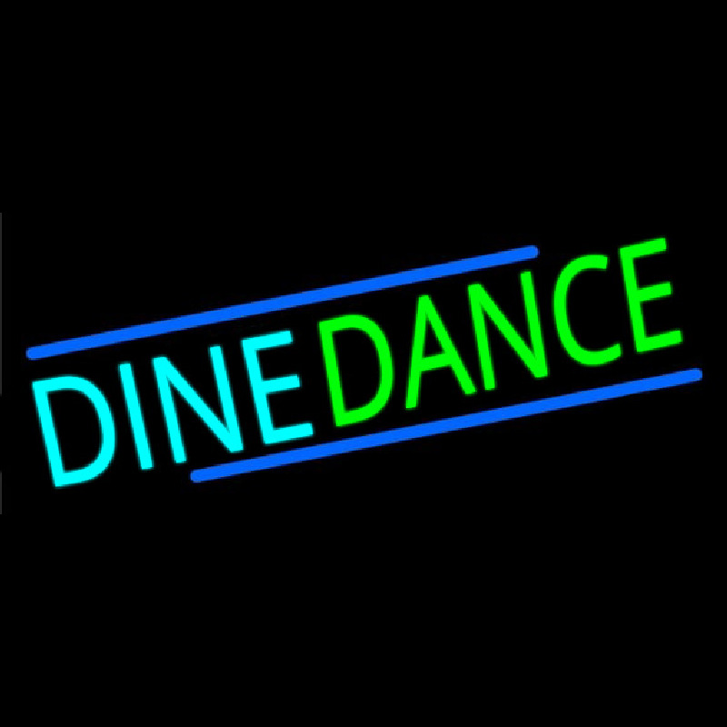 Dine Dance Neontábla