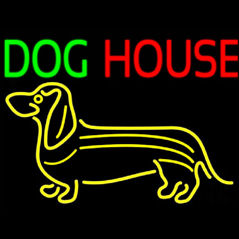 Dog House 2 Neontábla