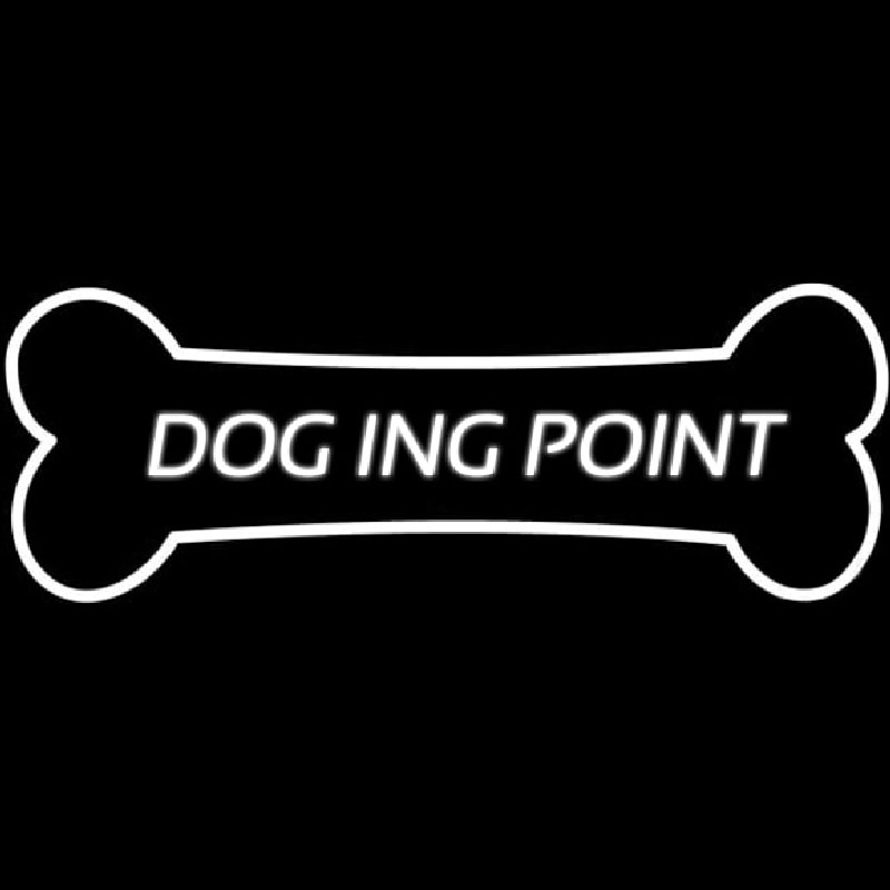 Dog Ing Point Neontábla