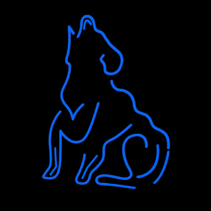 Dog Logo Neontábla